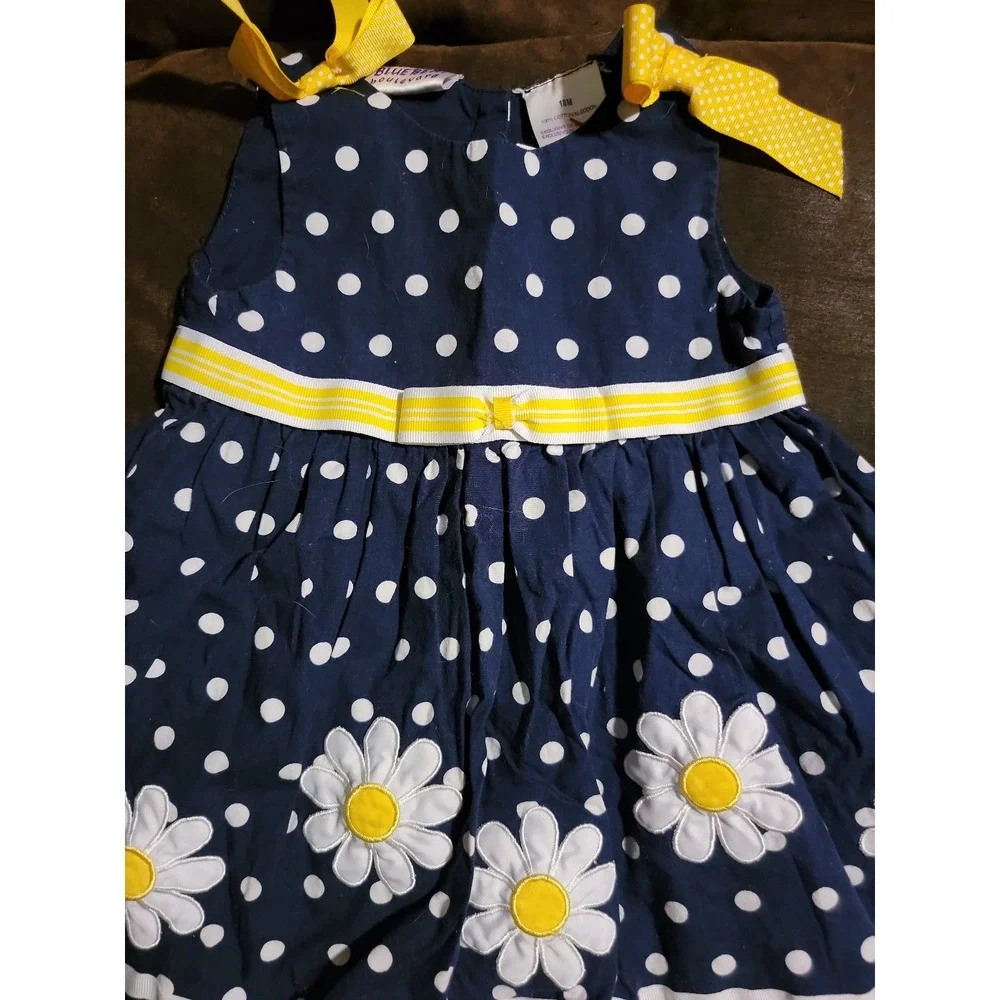 Blueberri boulevard navy floral dress size 18 months